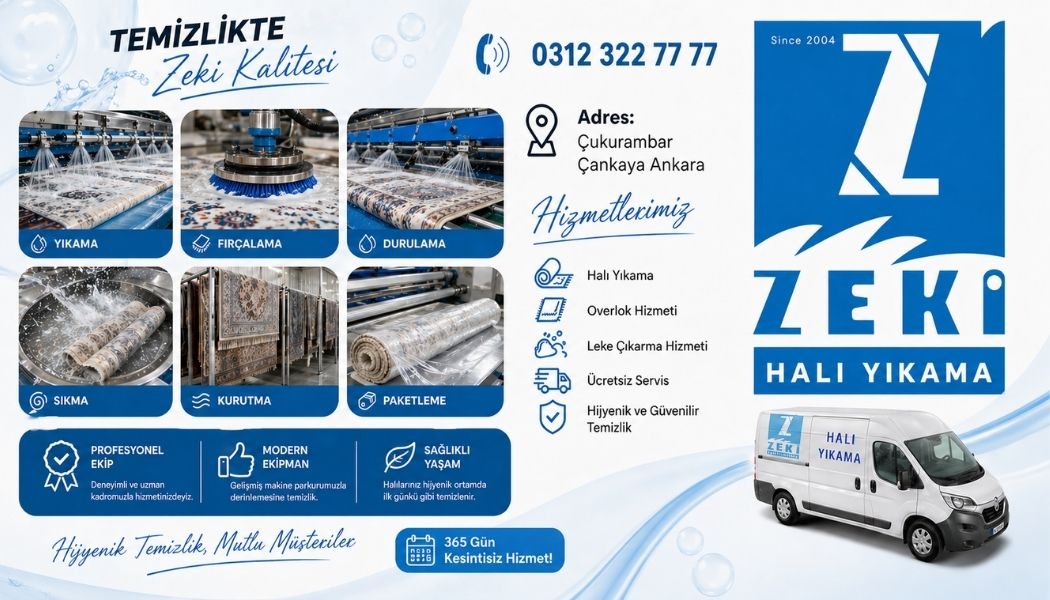 Çukurambar Halı Yıkama Fiyatları