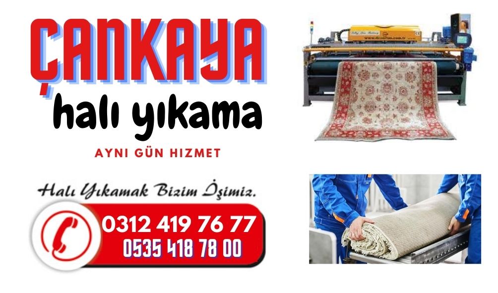 çankaya halı yıkama firması