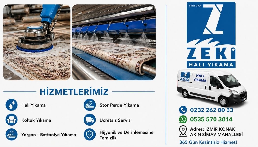 Konak Akın Simav Mahallesi Halı Yıkama • Profesyonel Temizlik