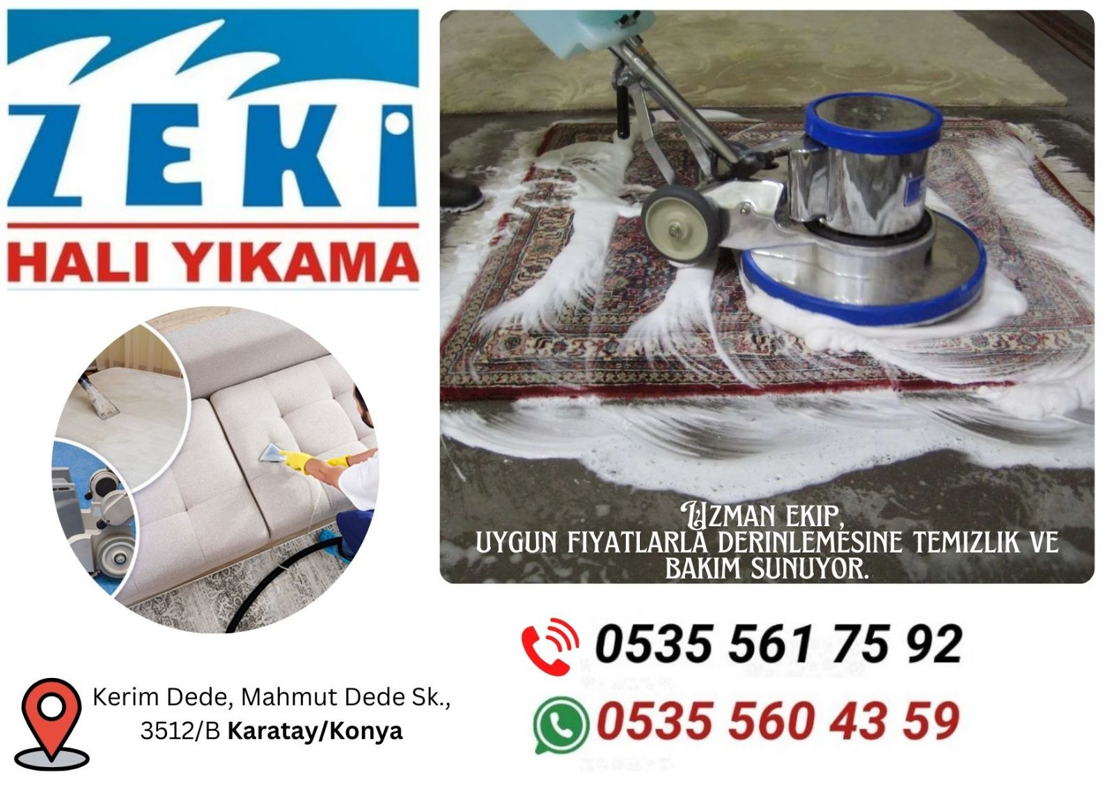 Aziziye Mahallesi Halı Yıkama Fiyatları