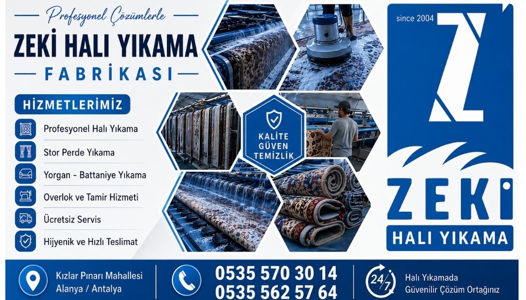 Alanya Kızlar Pınarı Mahallesi Halı Yıkama Rehberi 2026