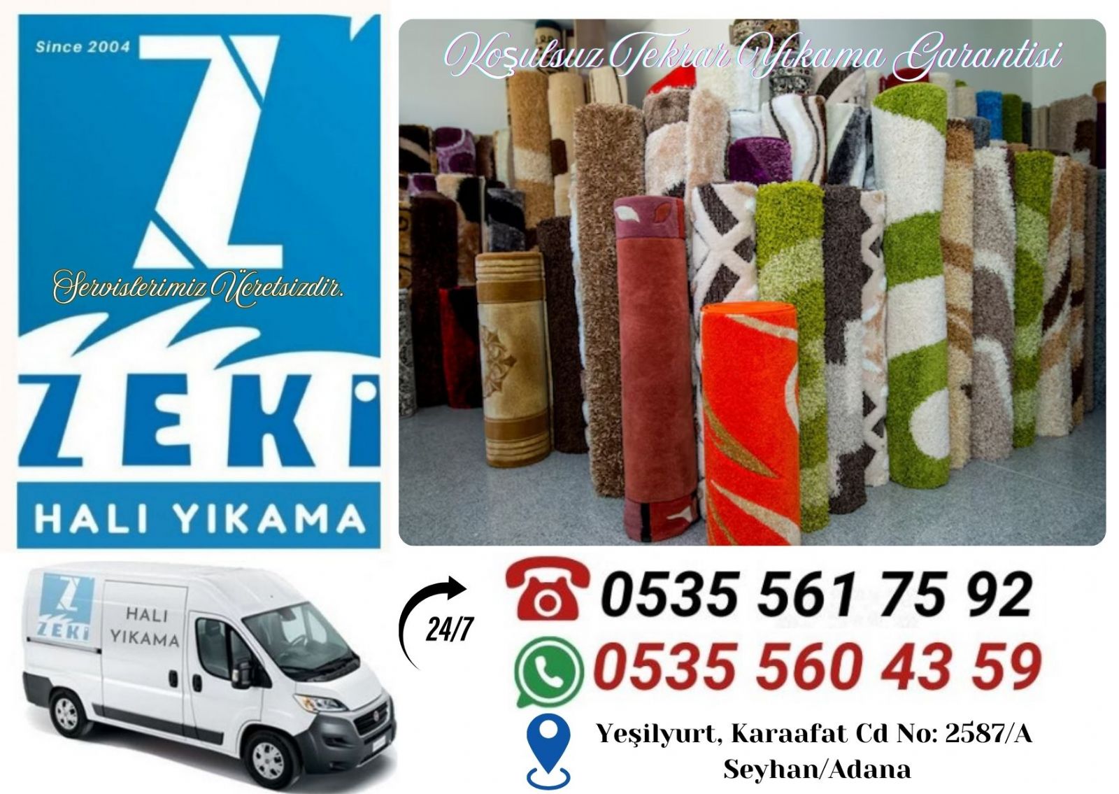 Yenibey Mahallesi Halı Yıkama Fiyatları