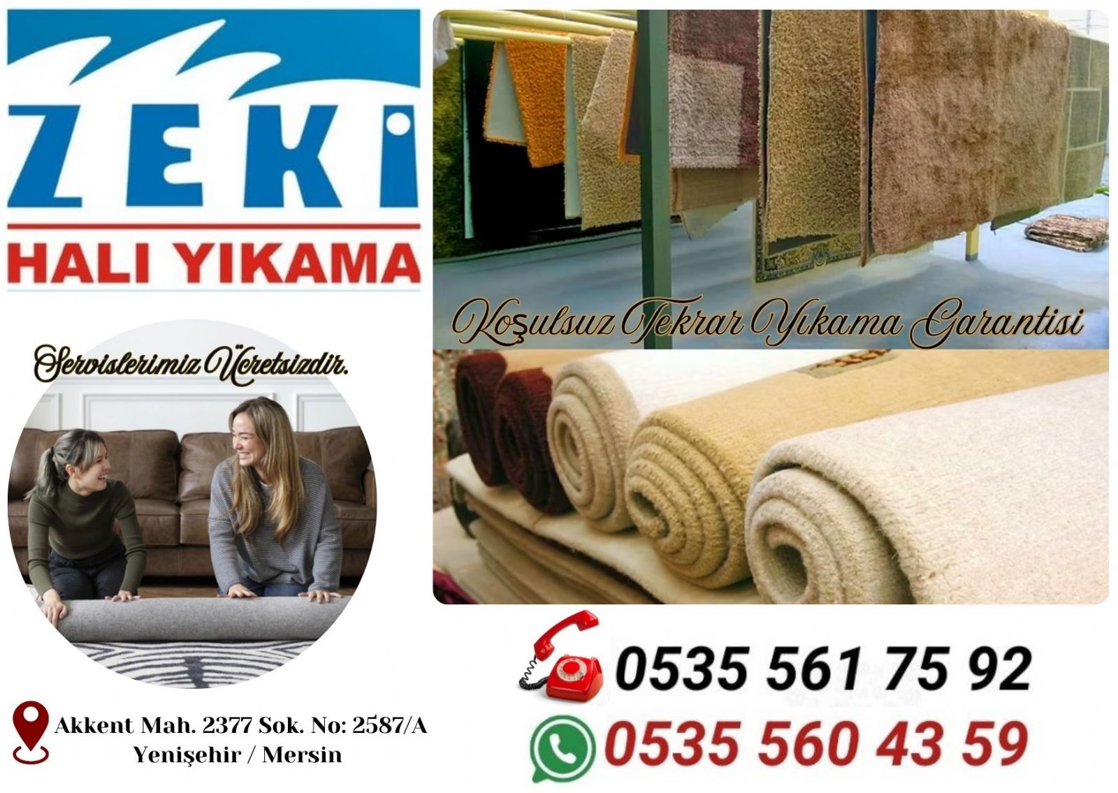 Yenişehir Hürriyet Mahallesi Halı Yıkama Fiyatları