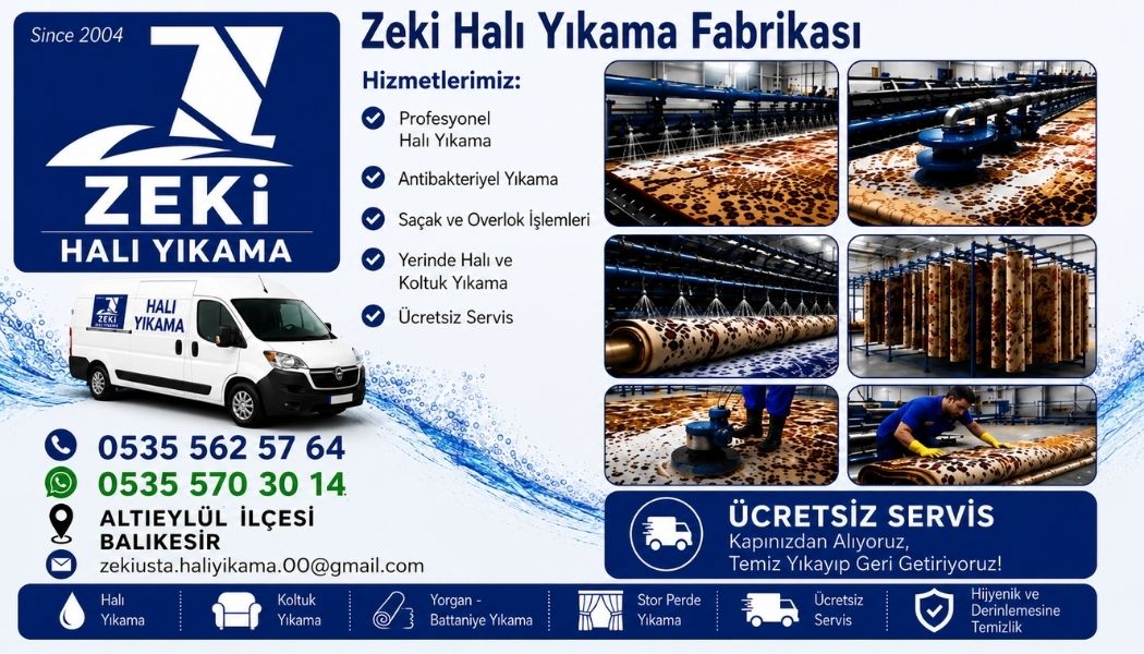 Altıeylül halı yıkama hizmeti,