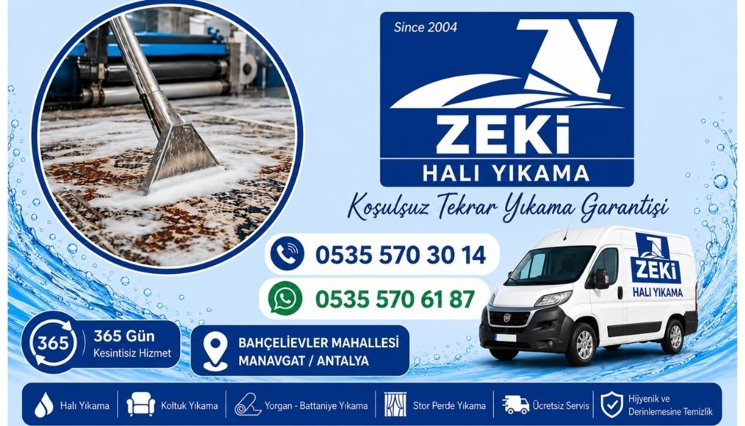 Manavgat Bahçelievler Mahallesi Halı Yıkama Rehberi 2026