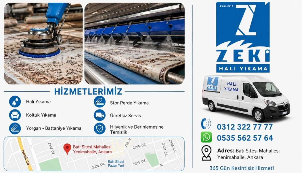 Batı Sitesi Mahallesi Halı Yıkama Fiyatları