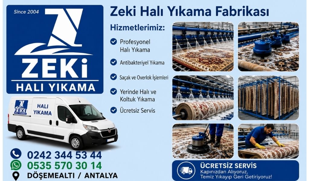  Antalya Döşemealtı Halı Yıkama Rehberi 2026