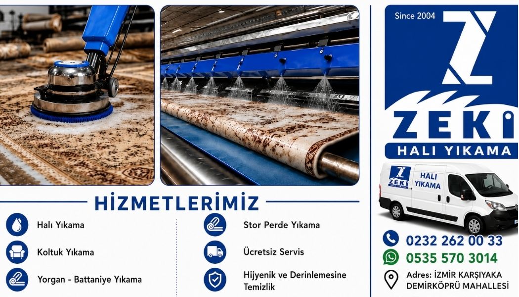 Karşıyaka Demirköprü Mahallesi Halı Yıkama Hizmeti