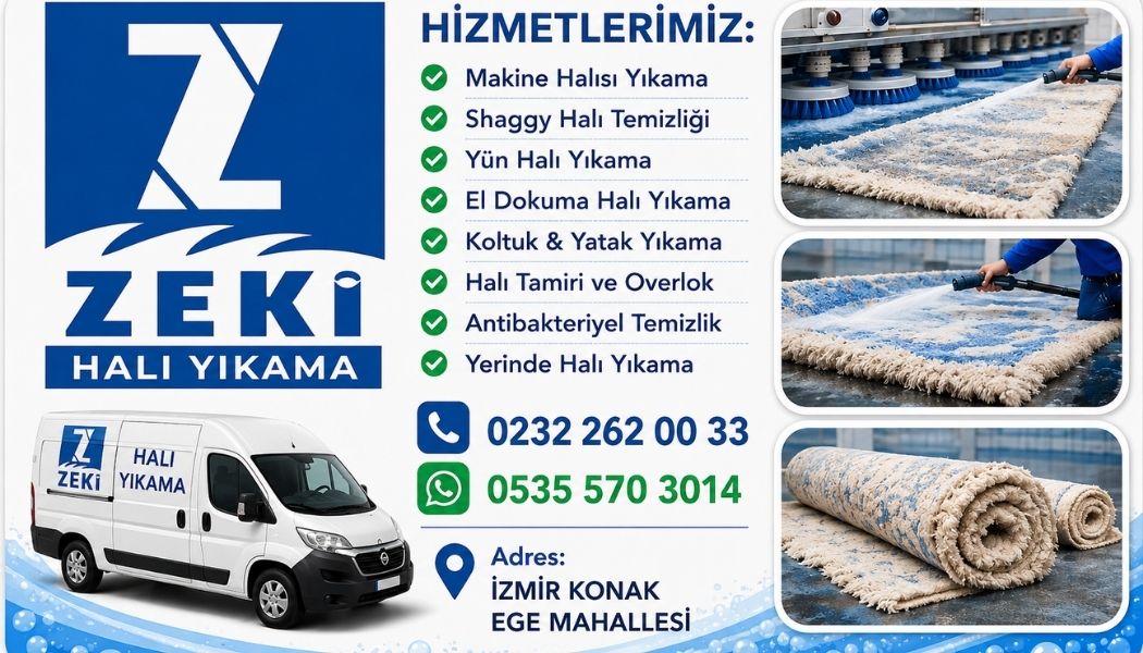 Konak Ege Mahallesi Halı Yıkama Hizmeti