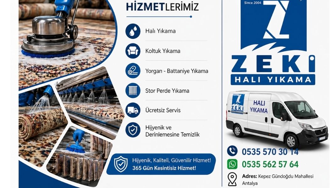 Kepez Gündoğdu Mahallesi Halı Yıkama