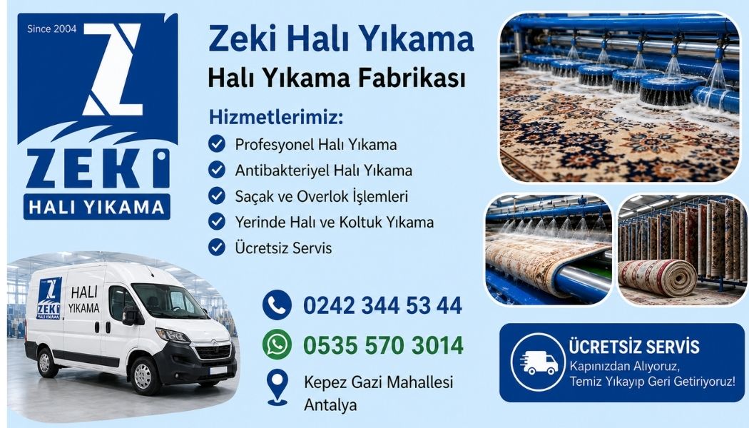 Kepez Gazi Mahallesi Halı Yıkama