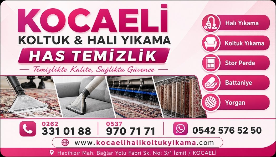 İzmit Gündoğdu Mahallesi Halı Yıkama