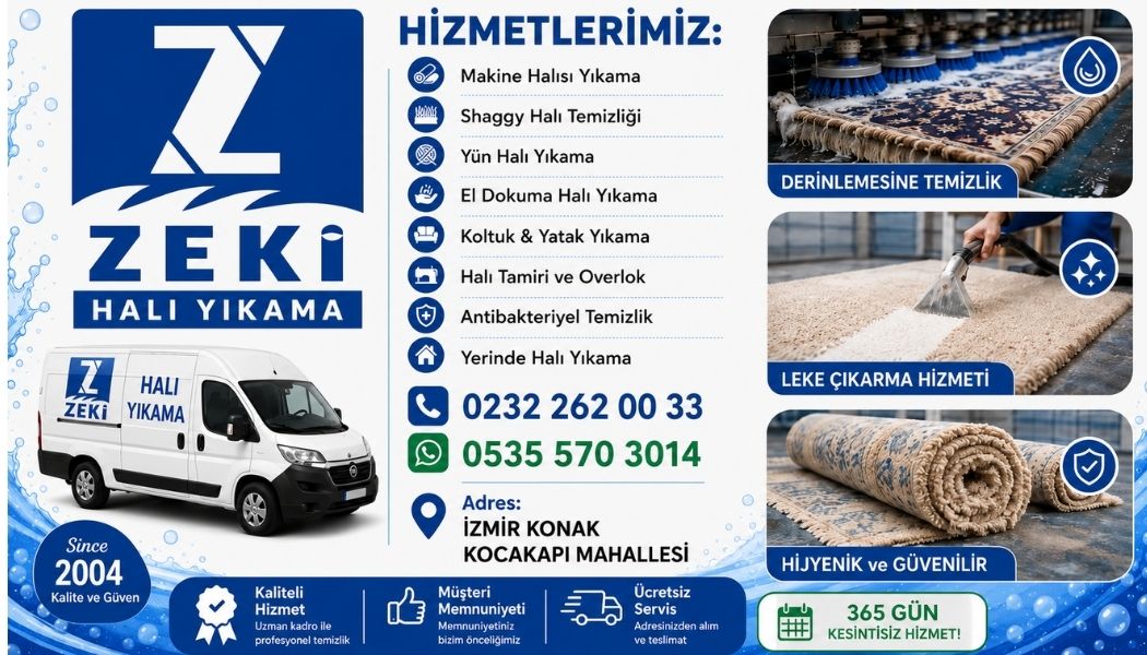 Konak Kocakapı Mahallesi halı yıkama hizmeti, tam otomatik makine parkuru ve sağlığa zararsız organik temizlik bileşenleri ile bu sorunları kökten çözerek yaşam alanlarınıza gerçek hijyeni getirmektedir.