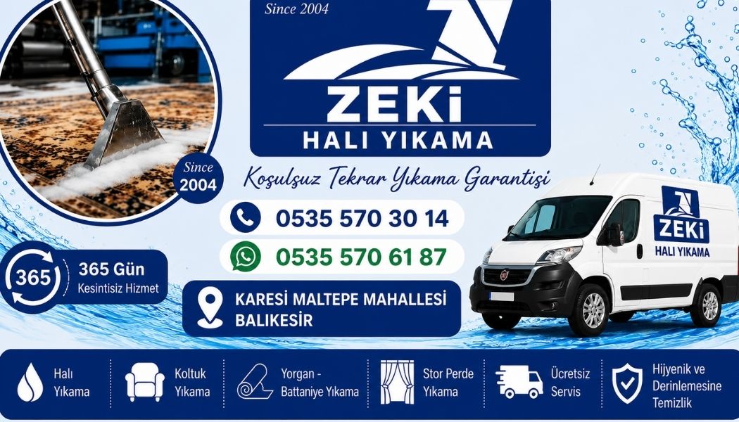 Karesi Maltepe Halı Yıkama • Profesyonel Temizlik