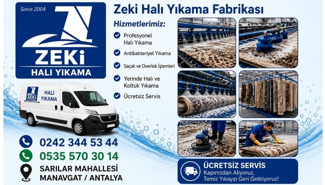  Manavgat Sarılar Mahallesi Halı Yıkama Rehberi 2026