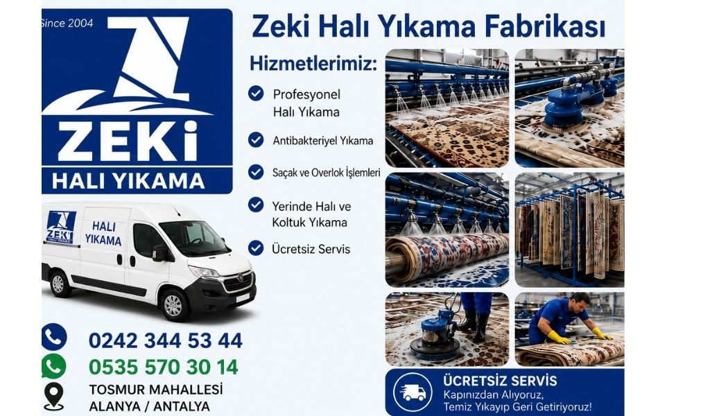 Alanya Tosmur Mahallesi Halı Yıkama Rehberi 2026